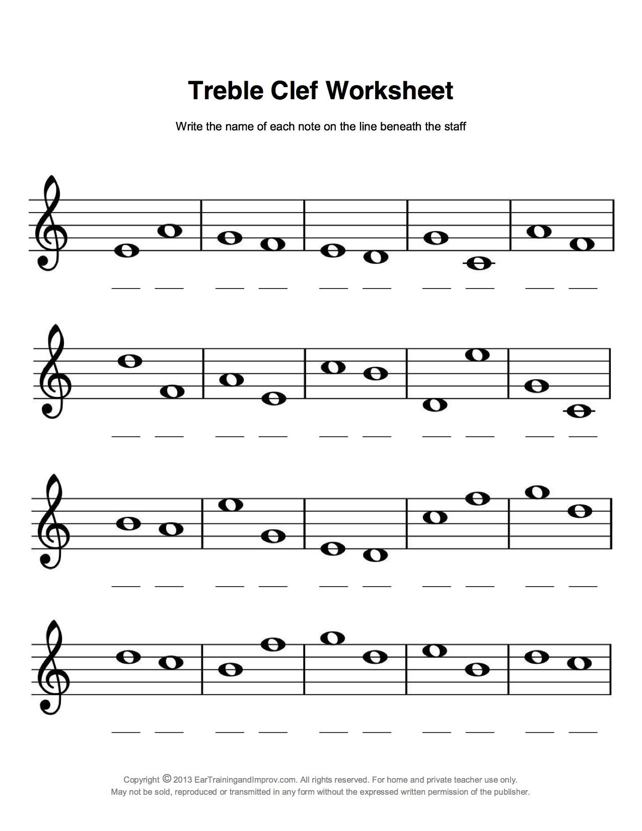11 Music Theory Worksheets Note Value Free PDF At Worksheeto