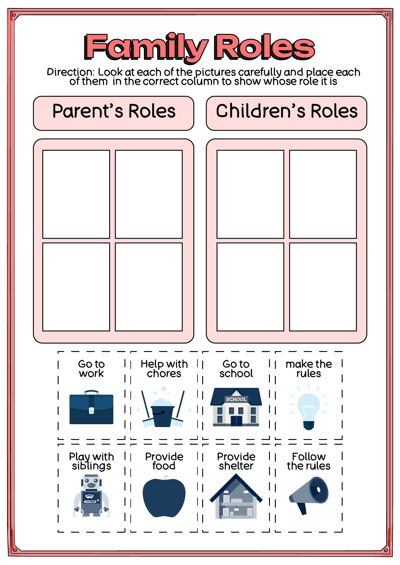 12 Dysfunctional Family Roles Worksheet Free PDF At Worksheeto 12 Dysfunctional Family Roles Worksheet Free PDF At Worksheeto