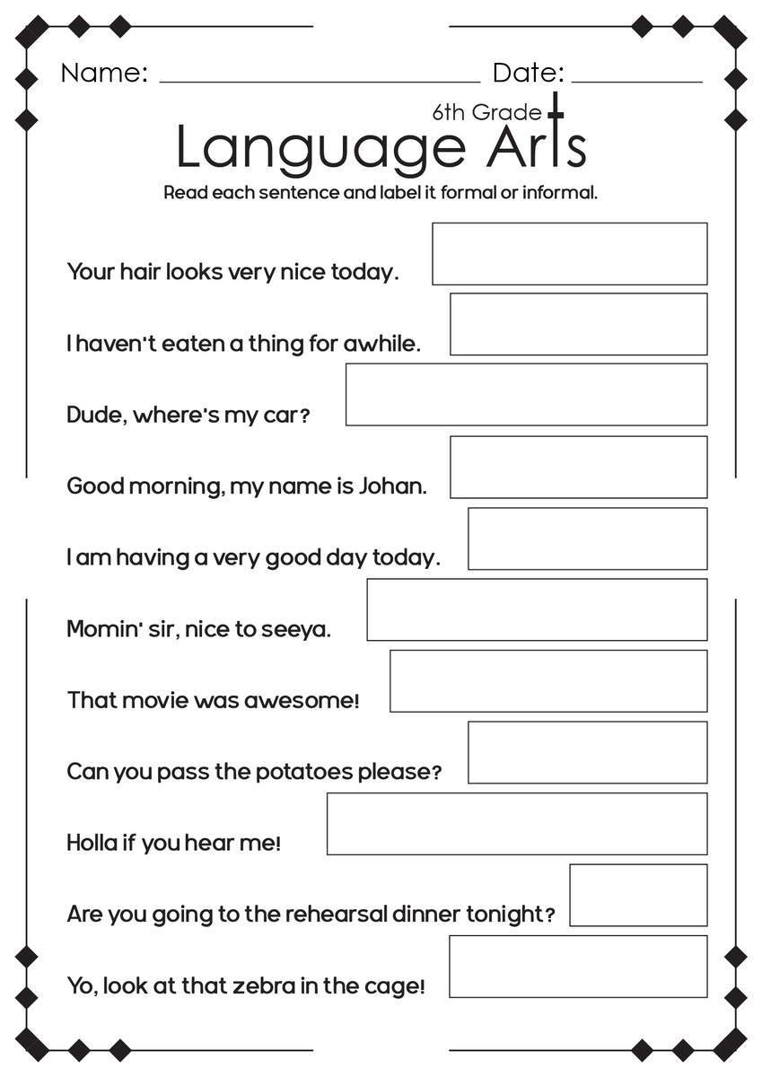 Englishlinx Subject And Predicate Worksheets