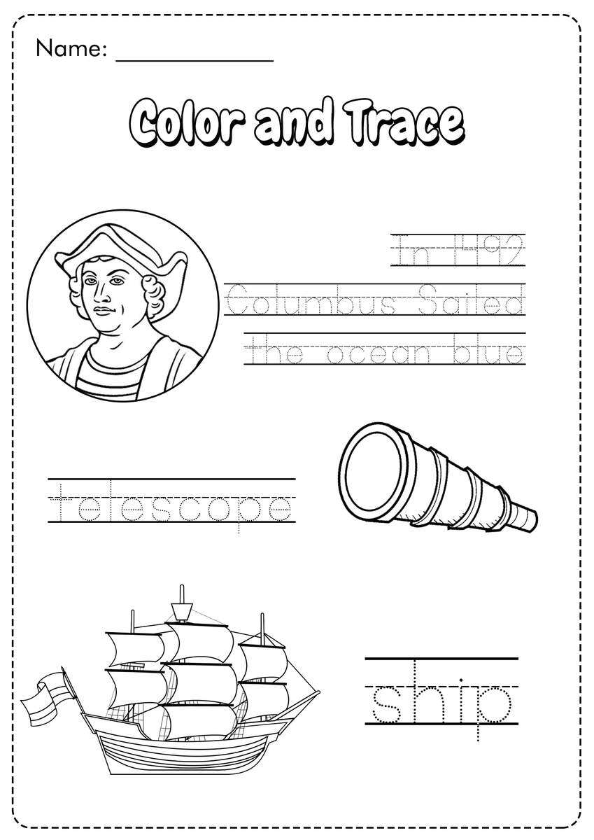 14 Christopher Columbus Kindergarten Worksheets Free PDF At Worksheeto 14 Christopher Columbus Kindergarten Worksheets Free PDF At Worksheeto