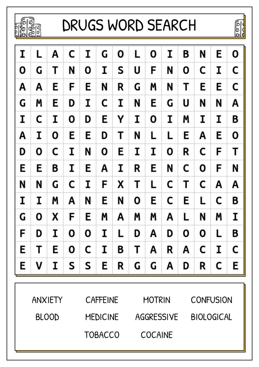 14 Drug Free Worksheets Activities Free PDF At Worksheeto