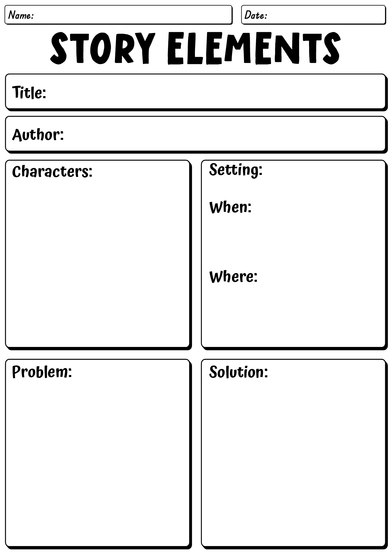 14 Short Story Elements Worksheet Free PDF At Worksheeto 14 Short Story Elements Worksheet Free PDF At Worksheeto