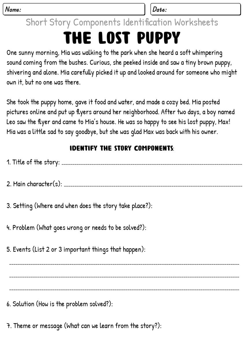 14 Short Story Elements Worksheet Free PDF At Worksheeto 14 Short Story Elements Worksheet Free PDF At Worksheeto