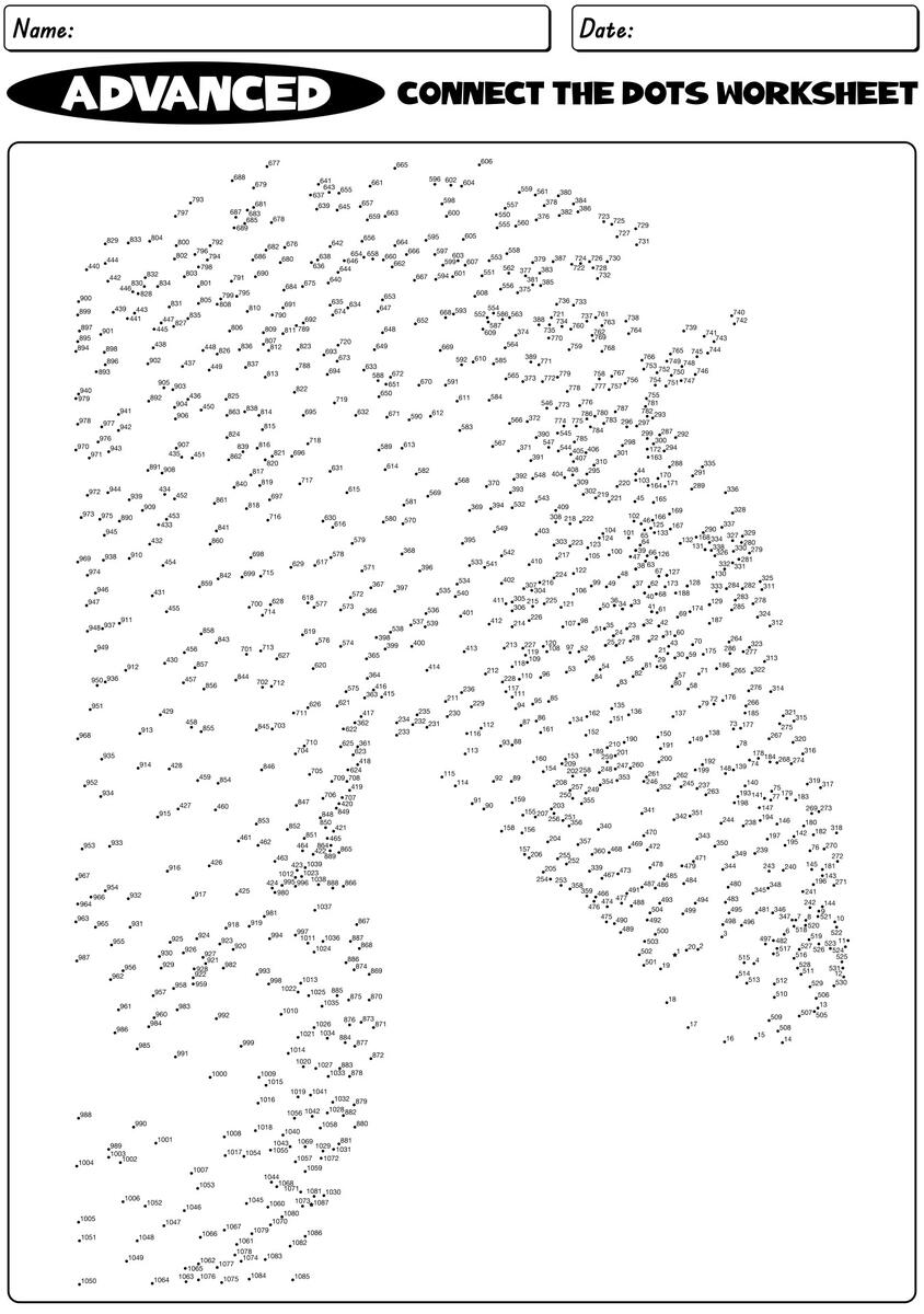 15 Advanced Connect The Dots Worksheets Free PDF At Worksheeto