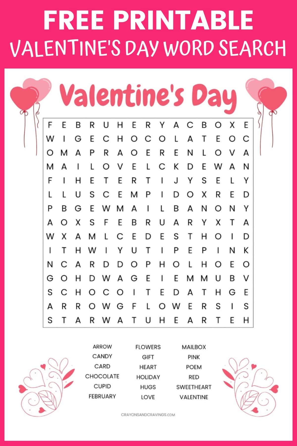 35 Of The BEST Free Valentine S Day Printables For 2025 Valentine S Day Worksheets For Preschool Or Kindergarten Mom Life Made Easy