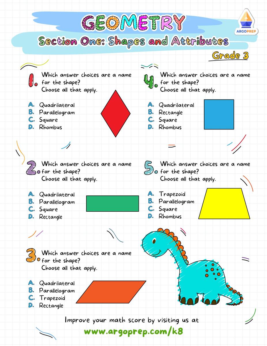 3rd Grade Math Geometry Worksheets For Free ArgoPrep 3rd Grade Math Geometry Worksheets For Free ArgoPrep