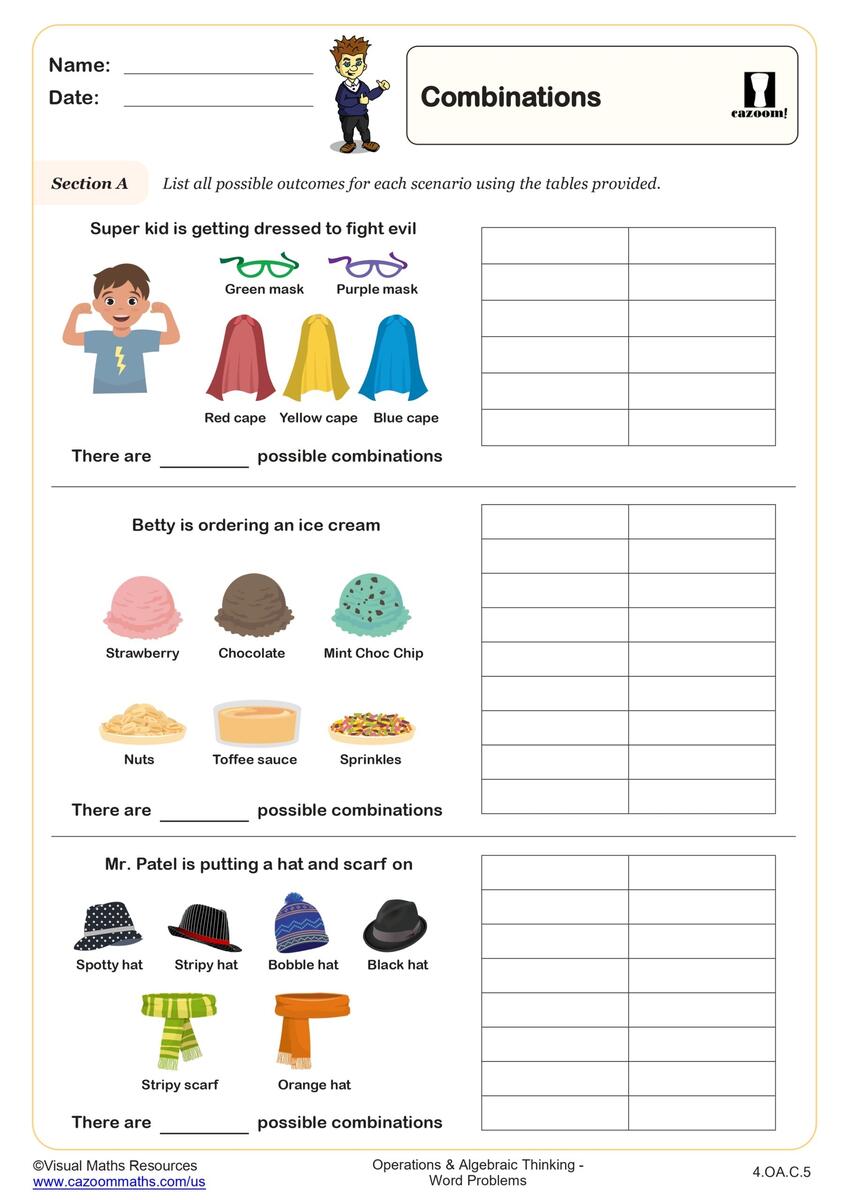 4th Grade Solve Word Problems Worksheets PDF Printable Worksheets Cazoom Math