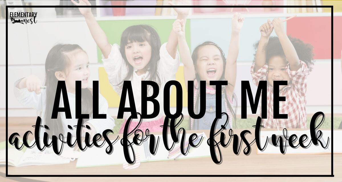 5 Fun All About Me Activities For The First Week 5 Fun All About Me Activities For The First Week