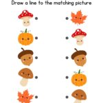 50 Printable Matching Worksheets Match The Picture Kindergarten Preschool Activity Busybook Educational Pages Teaching Resources Etsy
