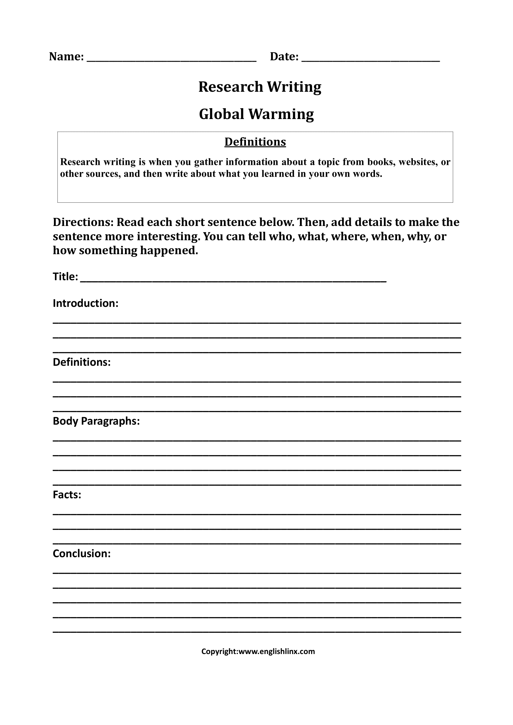 5th Grade Writing Worksheets Printable Writing Practice For Fifth Grade