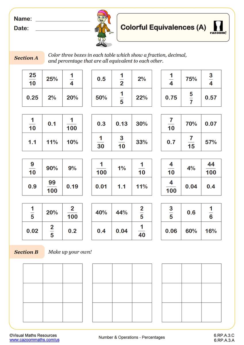6 RP A 3 C Worksheets Printable 6th Grade Math Worksheets Cazoom Math 6 RP A 3 C Worksheets Printable 6th Grade Math Worksheets Cazoom Math