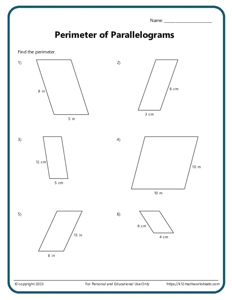 6th Grade Geometry Review We Do You Do Guided Class Activity Worksheets Library
