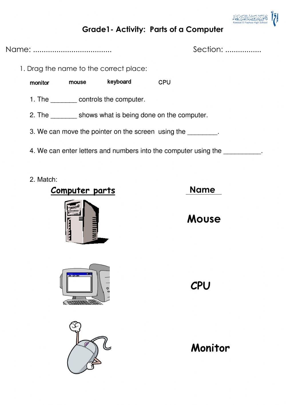 8 Computer Worksheets Ideas Computer Lessons Teaching Computers Computer Basics 8 Computer Worksheets Ideas Computer Lessons Teaching Computers Computer Basics