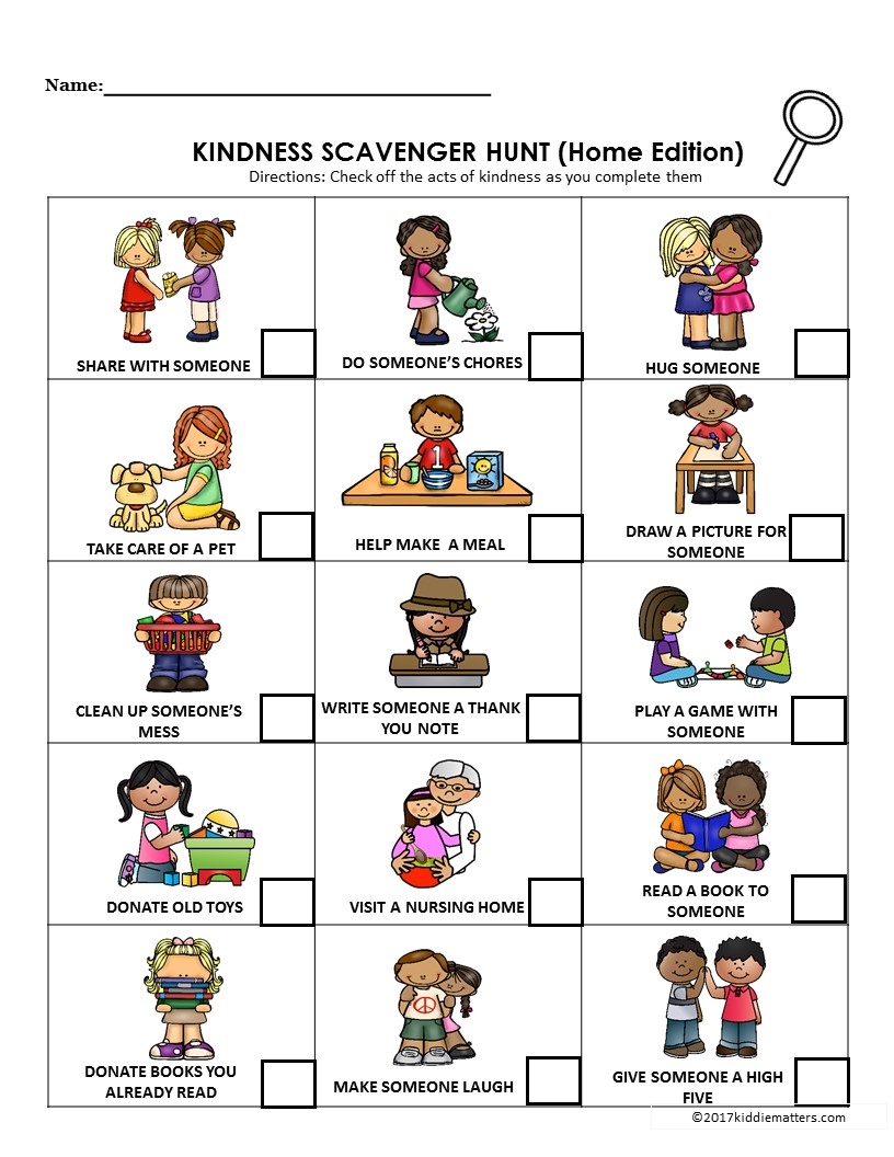 Acts Of Kindness Ideas For Kids With Free Printable Acts Of Kindness Ideas For Kids With Free Printable