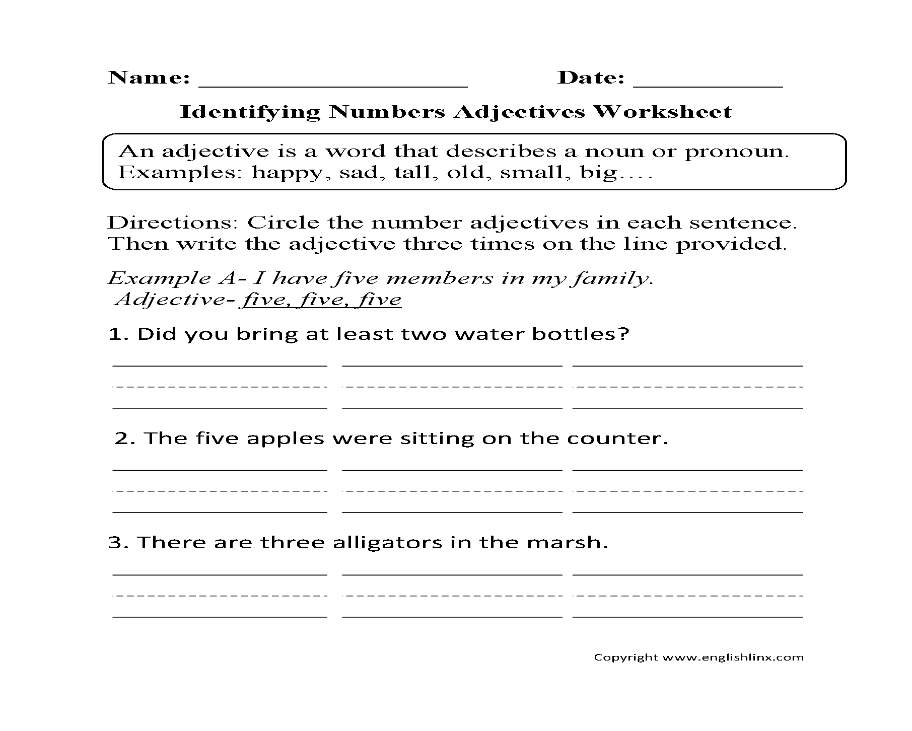 Adjectives Worksheets Regular Adjectives Worksheets 15 Nouns And Adjectives Worksheets Free PDF At Worksheeto