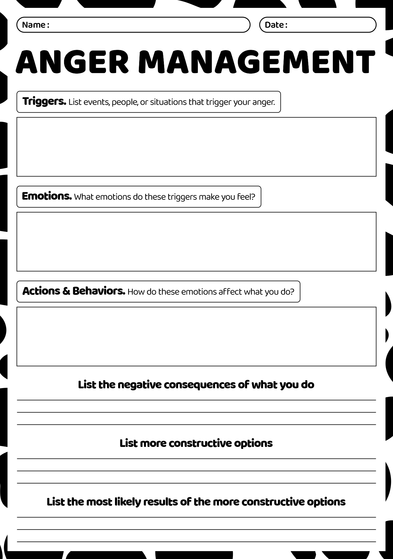 Anger Management Group Activities For Adults Anger Management Group Activities For Adults