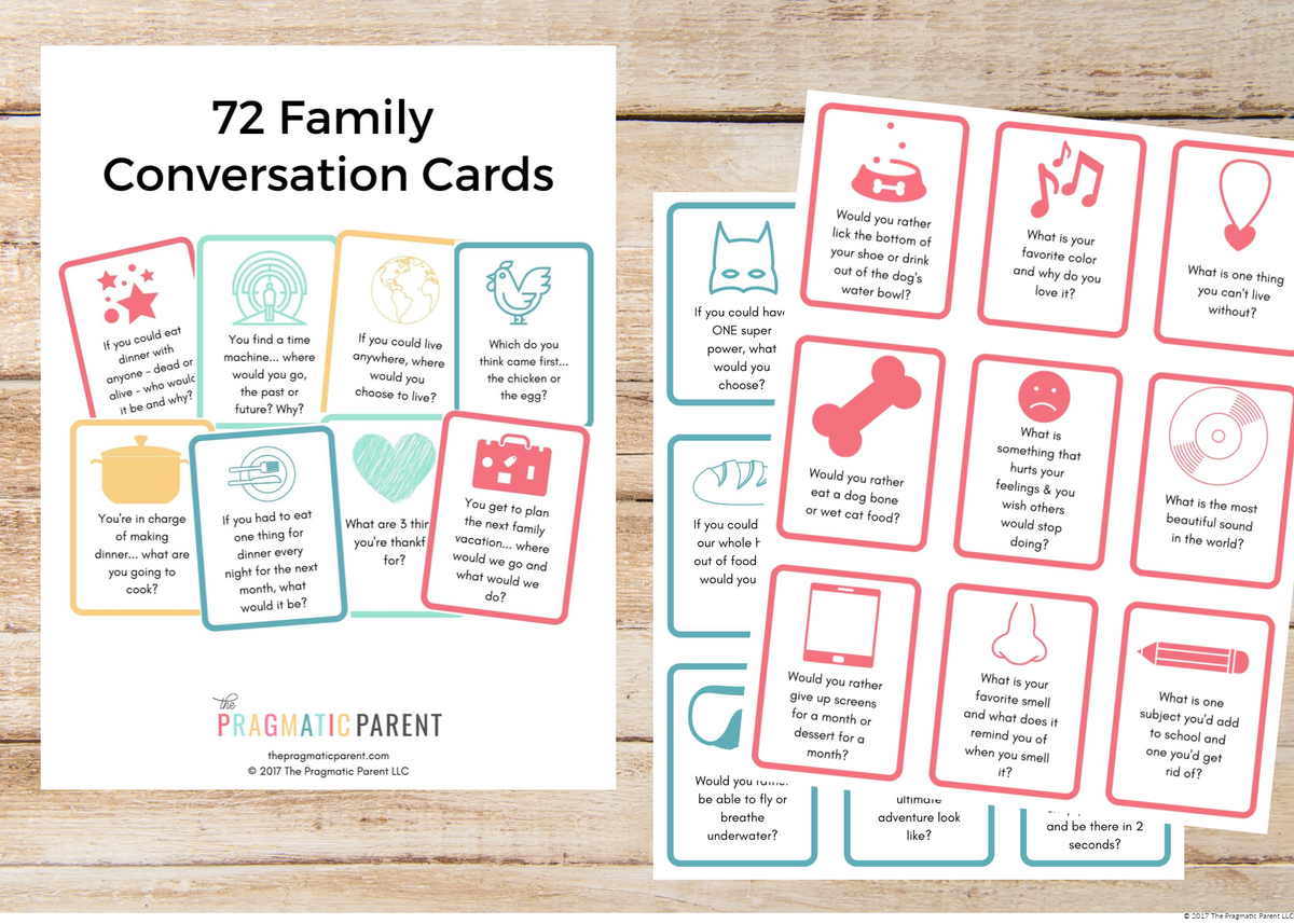 Baskerville Dog Muzzle Family Conversation Cards Road Trip Games Dinner Talk Starters 110 Question Cards For All Ages Family Board Games