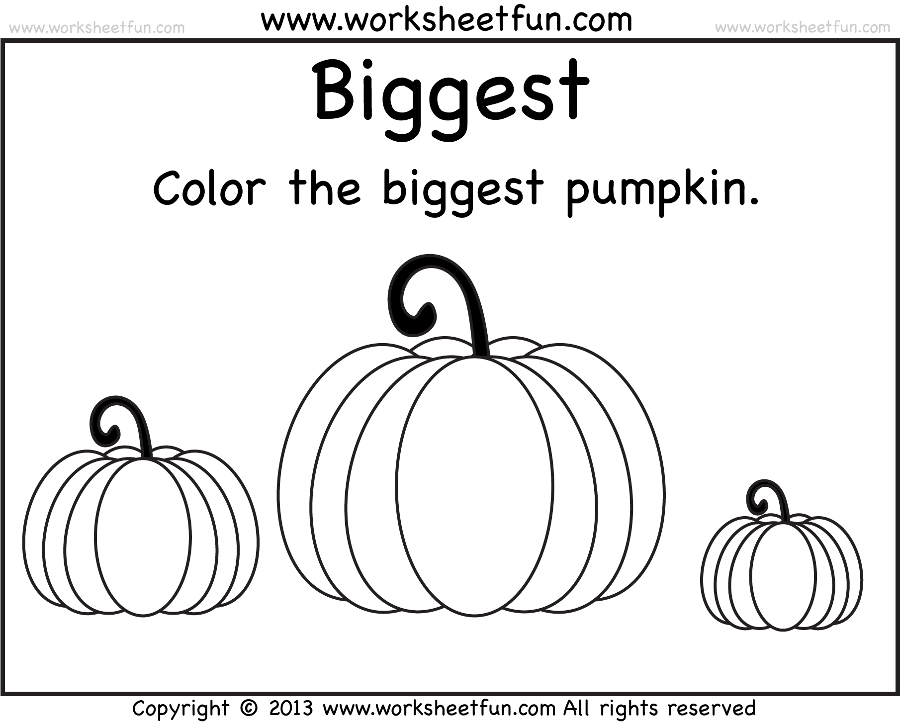 Biggest And Smallest Pumpkin 2 Worksheets FREE Printable Worksheets Worksheetfun Biggest And Smallest Pumpkin 2 Worksheets FREE Printable Worksheets Worksheetfun