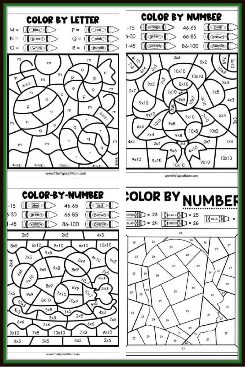 Cat Color By Number Worksheet Free Printable Digital PDF