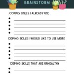 Coping Skill Worksheet Brainstorm Download Kid Trauma Therapy CBT Worksheet Printable Therapy Worksheet Anxiety Depression Worksheet Etsy Denmark