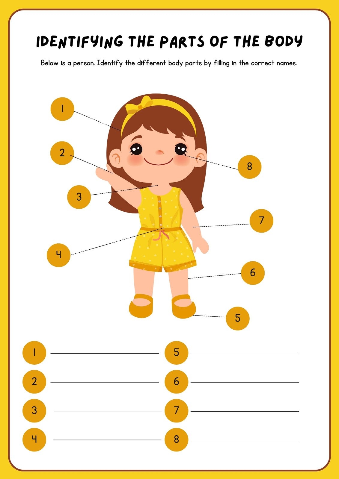 Body Parts Read And Choose Worksheets For Kids And ESL PDF Download Set 1 Ezpzlearn