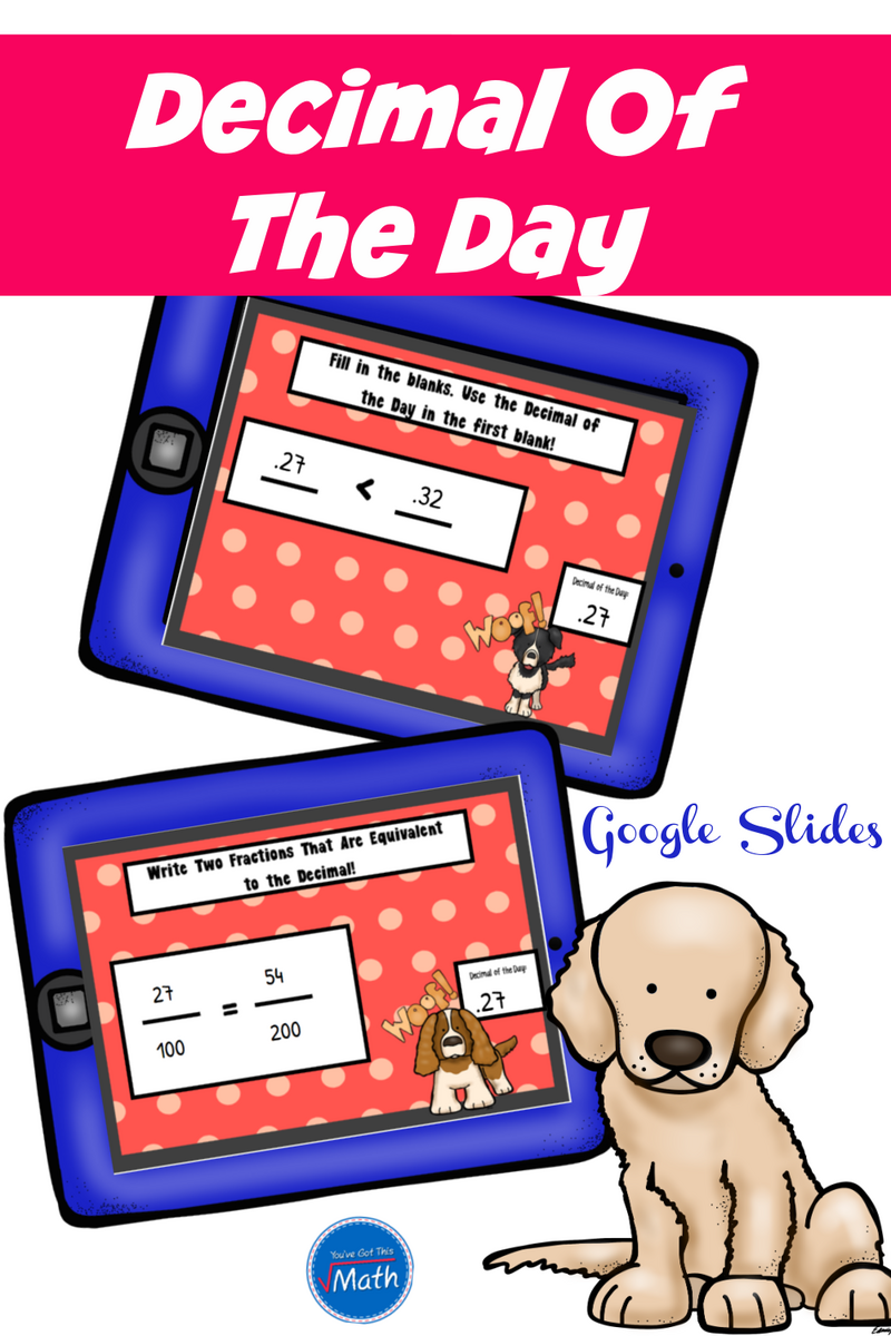 Decimal Of The Day A FREE Printable To Review Decimals Daily Decimal Of The Day A FREE Printable To Review Decimals Daily