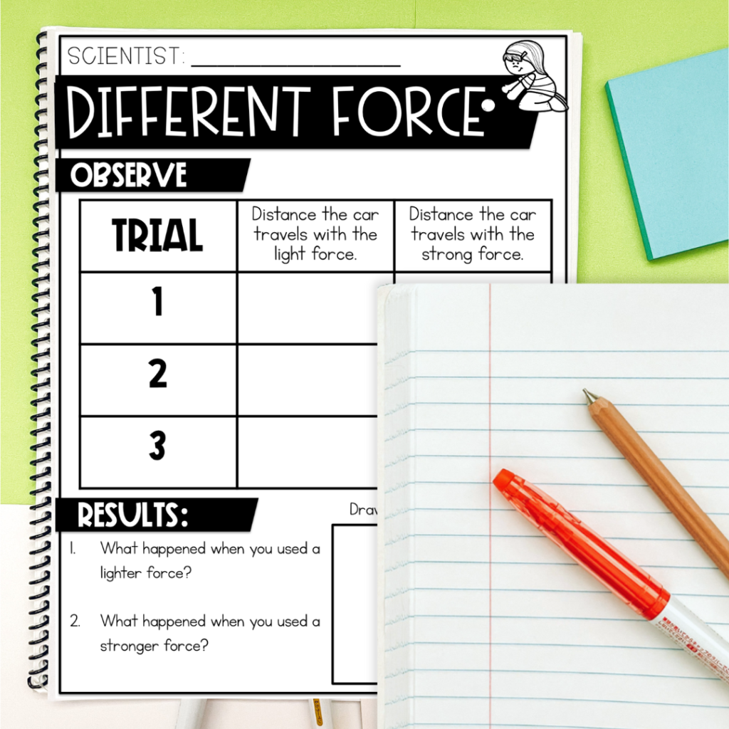 Easy Forces And Motion Unit Physical Science Worksheets Priceless Ponderings