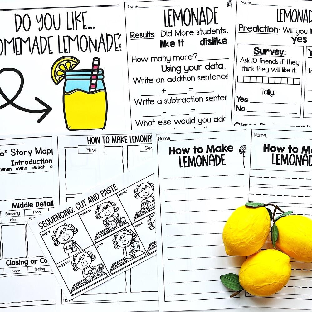 End Of The Year Theme Days Lemonade Day Megan Mitchell