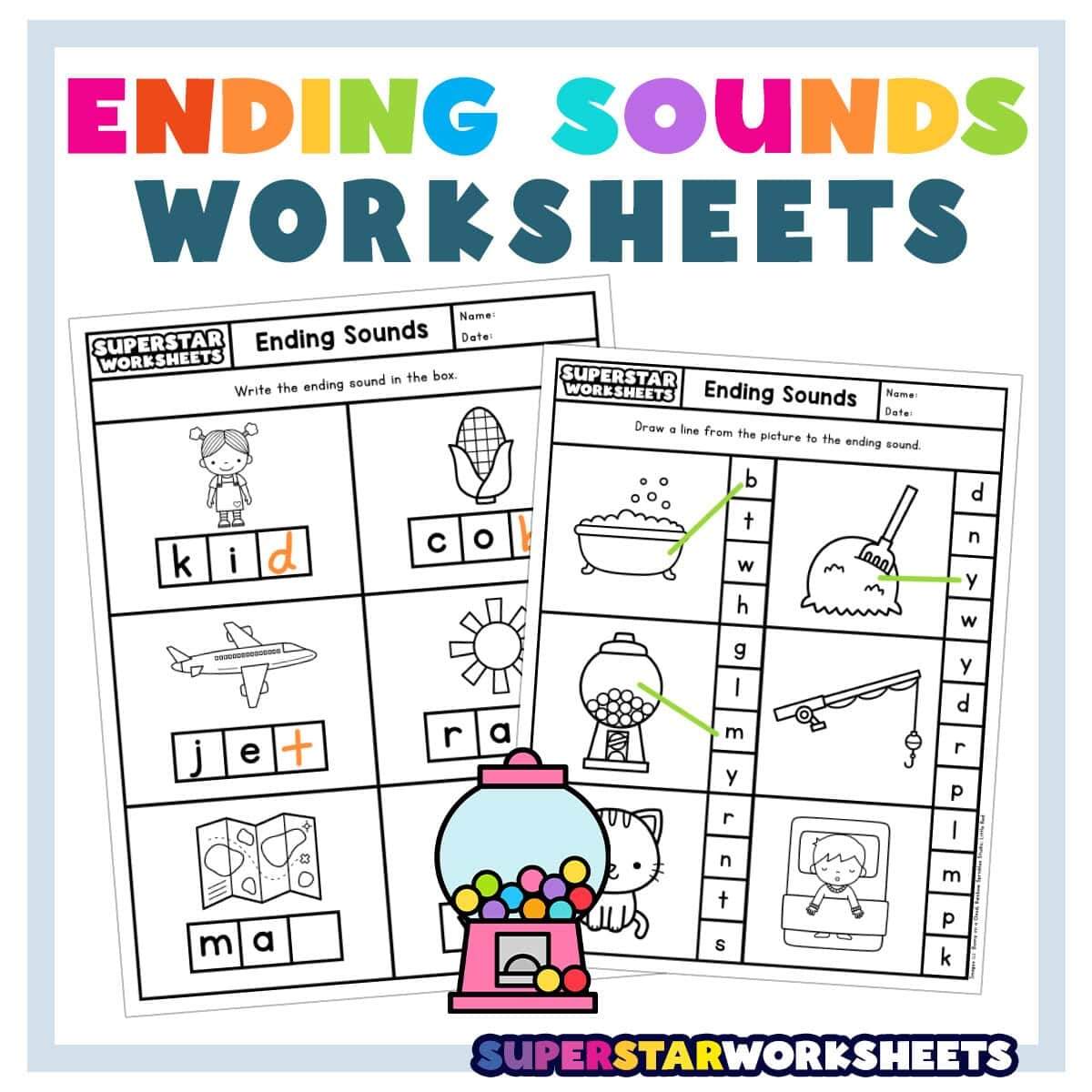 Missing Final Sound CVC Word Mats Free Printable