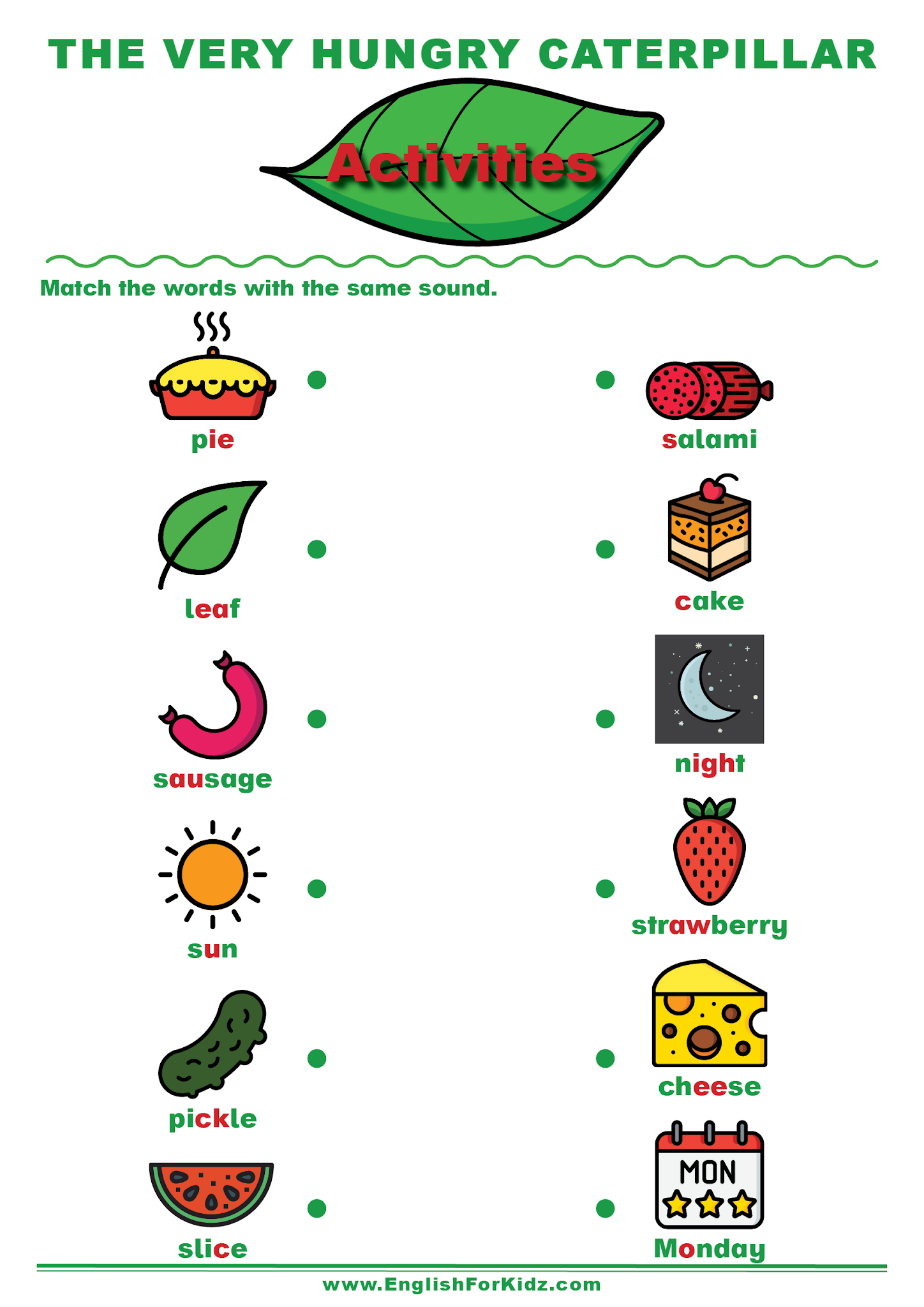 English For Kids Step By Step The Very Hungry Caterpillar Activities Colour In With The Very Hungry Caterpillar Rainbow Designs The Home Of Classic Characters