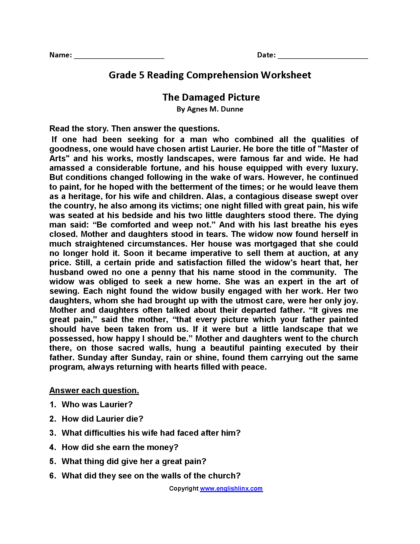 Fifth Grade Reading Worksheets Improve Fluency Vocabulary Fifth Grade Camping Themed Worksheets 100 Standards Aligned Printables Made By Teachers