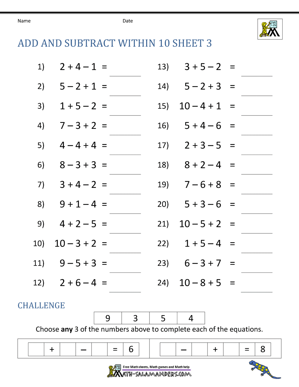 First Grade Addition And Subtraction Facts To 12 1st Grade Addition Subtraction Made By Teachers