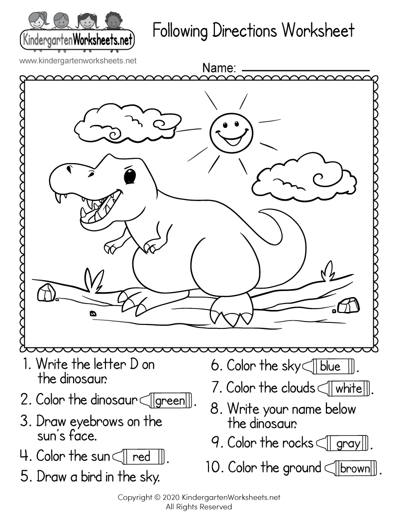 Following Directions Worksheet Free Printable Digital PDF Worksheets Library Following Directions Worksheet Free Printable Digital PDF Worksheets Library