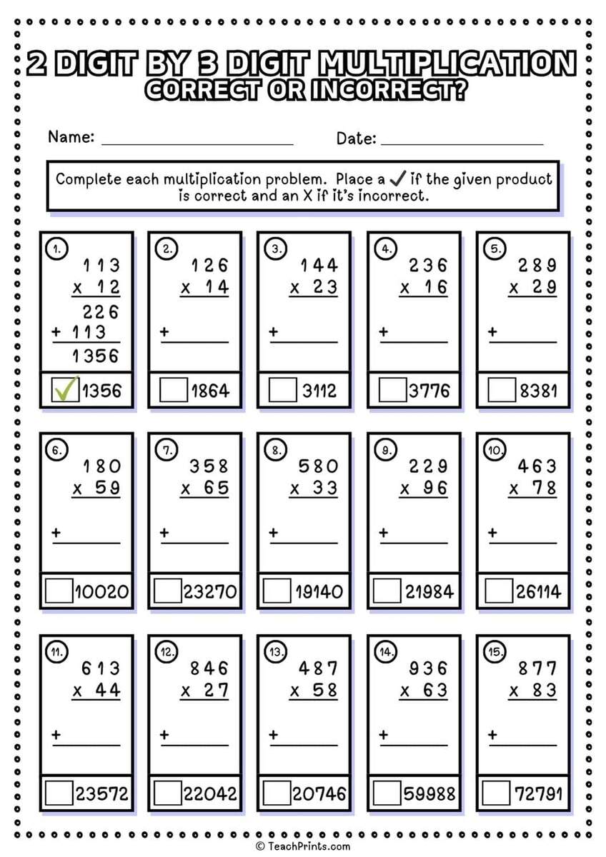 Multiplying 3 Numbers Three Worksheets FREE Printable Worksheets Worksheetfun