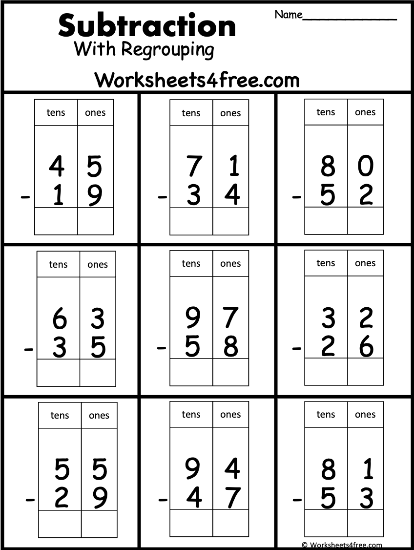 Third Grade Math Worksheets PDF Free Download