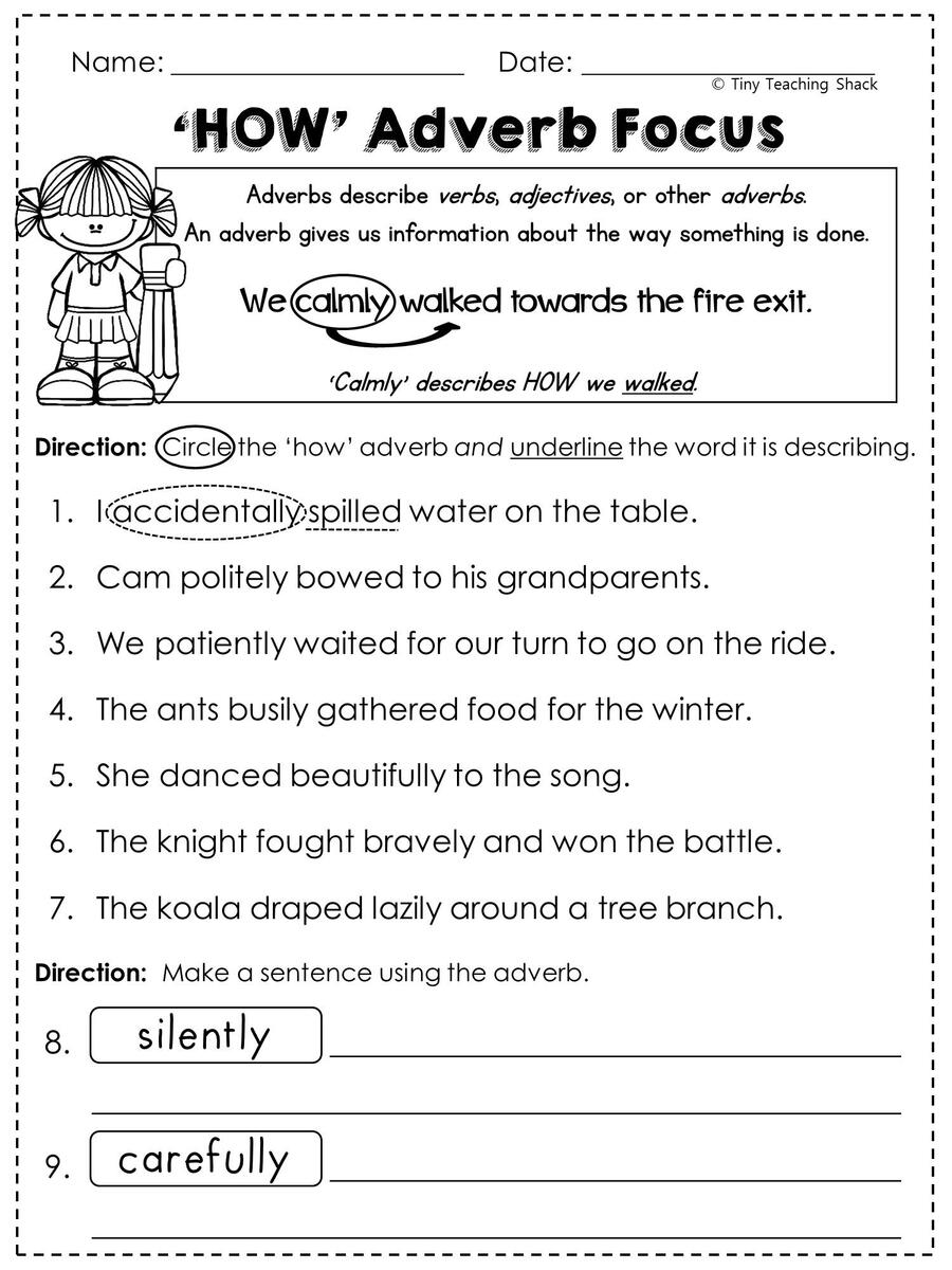 Free Adverb Worksheet 2nd Grade Worksheets Language Arts Worksheets Library Free Adverb Worksheet 2nd Grade Worksheets Language Arts Worksheets Library