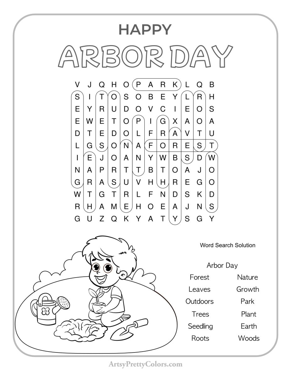 Arbor Day Coloring Pages Arbor Day Coloring Sheets Arbor Day Activities Made By Teachers