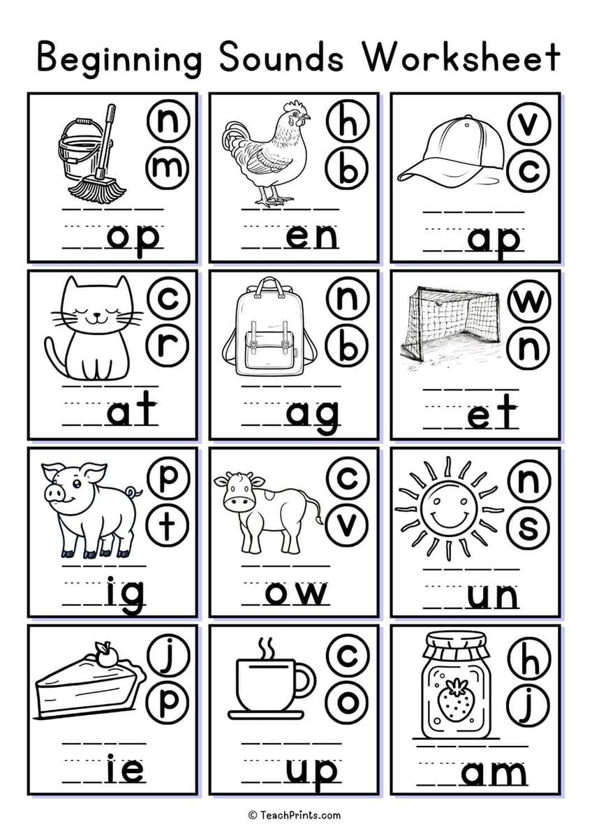 Phoneme Manipulation 3 Free Worksheets Literacy Learn