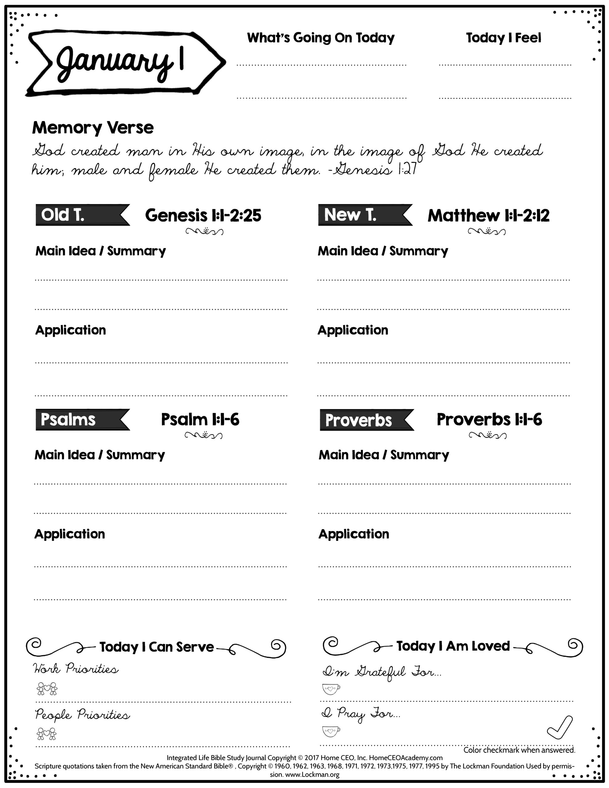 Bible Study Worksheets Cchrisholland