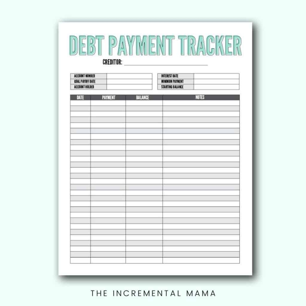 Family Binder Budgeting Printables Clean And Scentsible