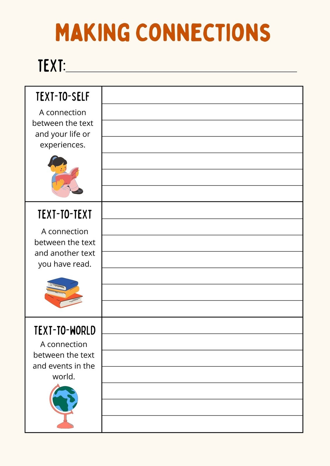 Free Custom And Printable Reading Worksheet Templates Canva