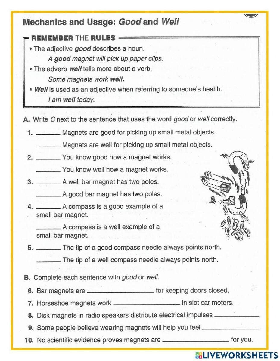 Free Good And Well Worksheet Download Free Good And Well Worksheet Png Images Free Worksheets On Clipart Library