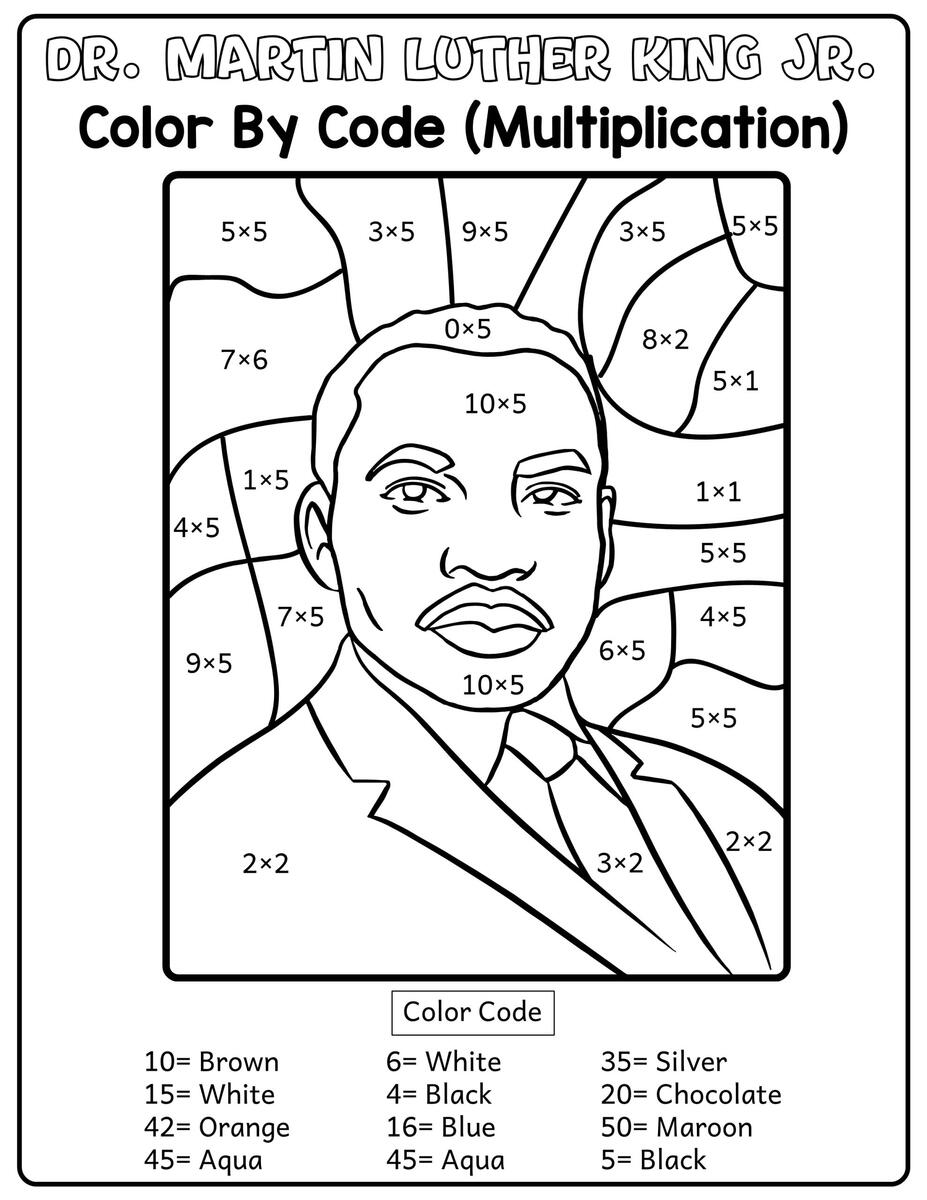 Free Martin Luther King Math Worksheet Download Free Martin Luther King Math Worksheet Png Images Free Worksheets On Clipart Library