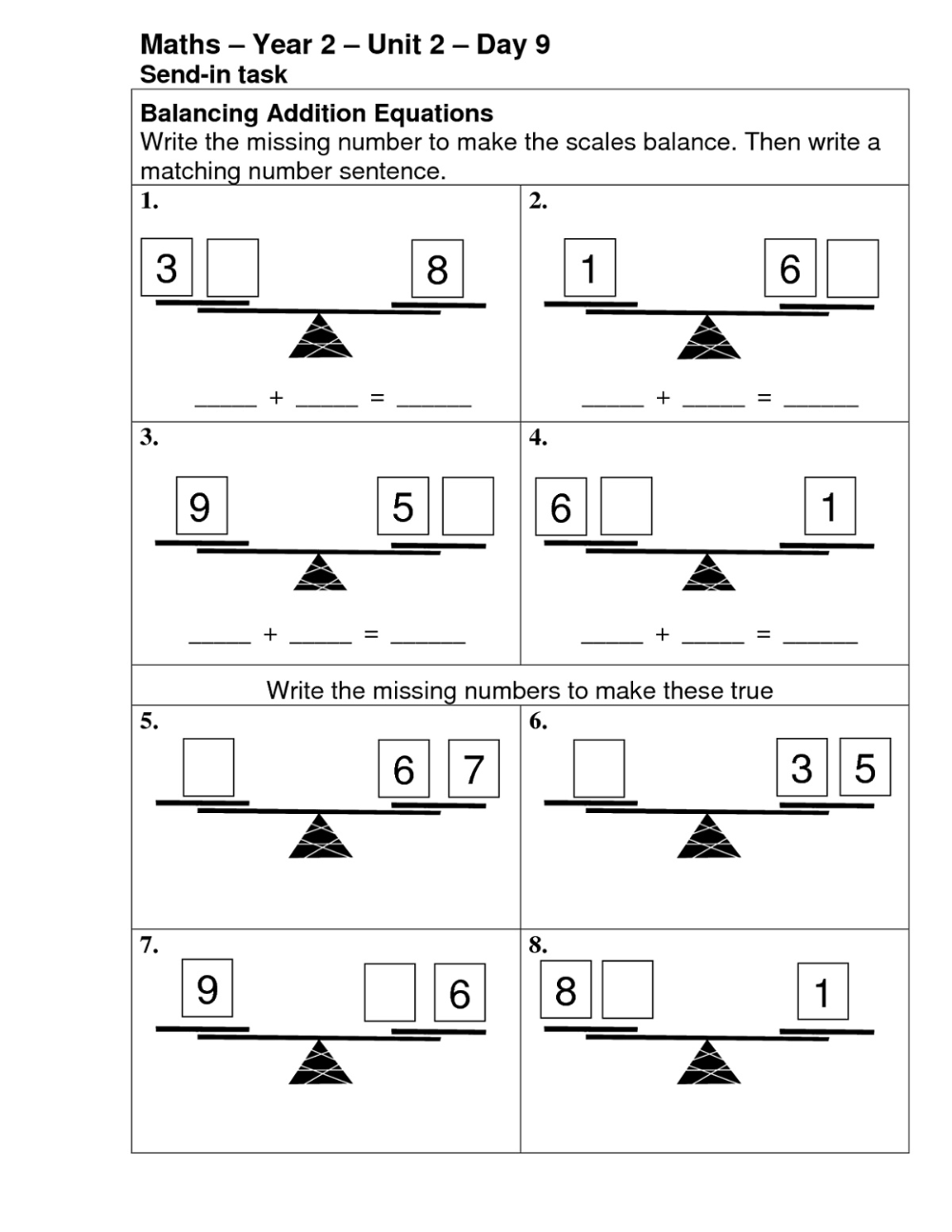 Free Math Printables Kindergarten K5 Worksheets