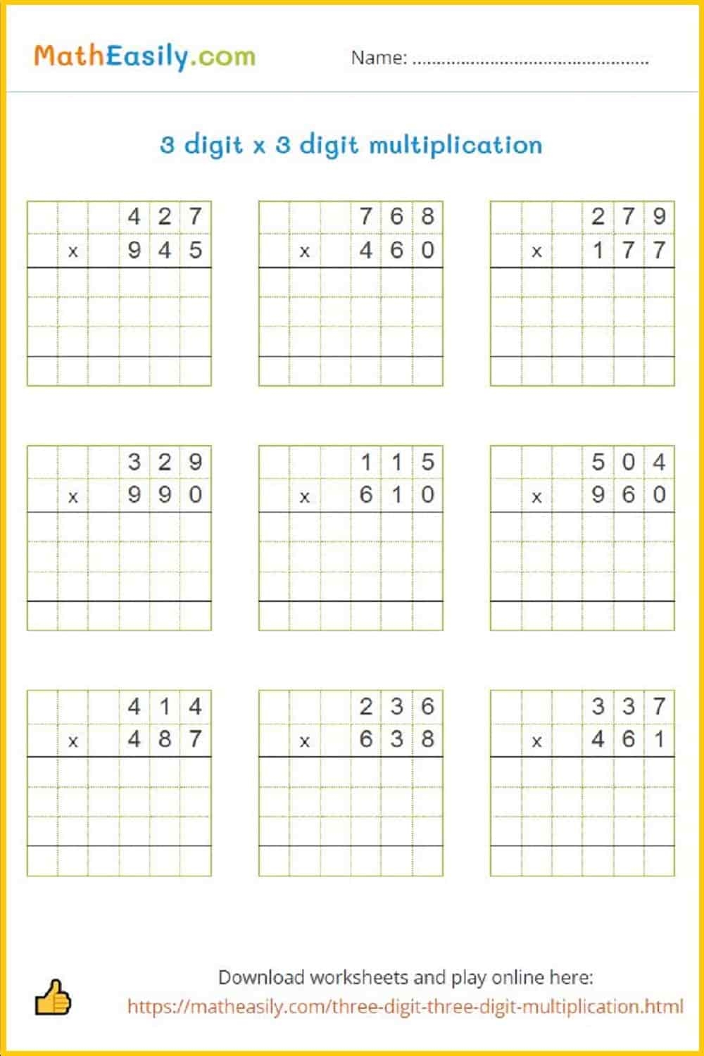 Free Math Worksheets Auto Generated With Answers