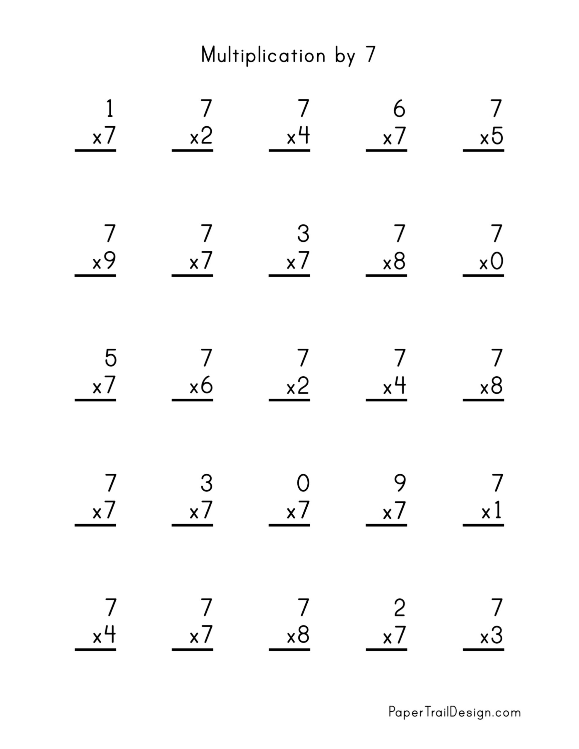 Free Math Worksheets