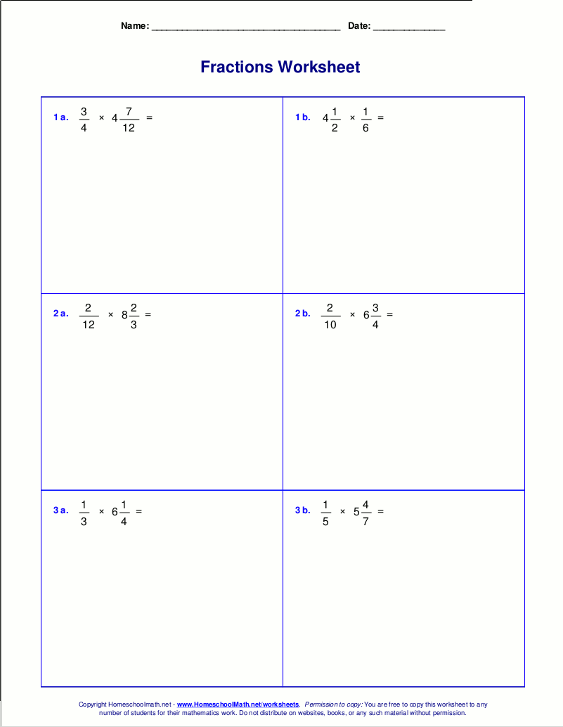 Free 6th Grade Math Worksheets Printable W Answers Mashup Math