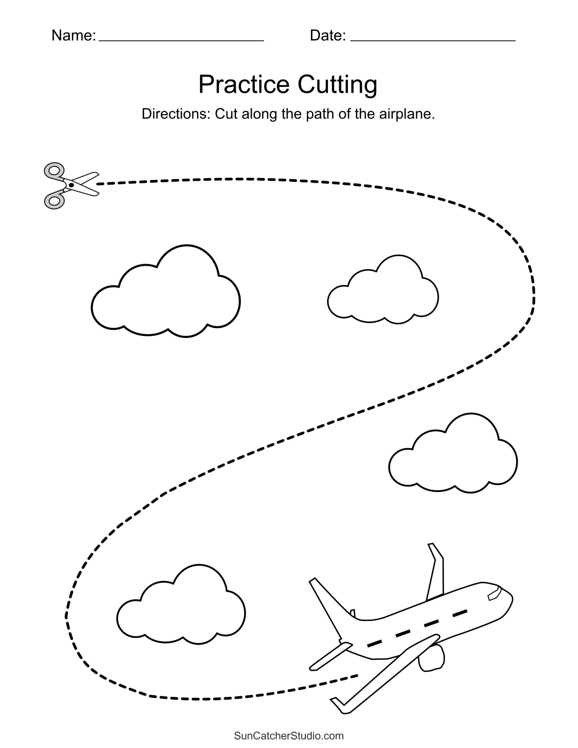 Free Printable Cutting Worksheets For Preschoolers Free Printables Lettering SVG Files Tools Apps Free Tracing Cutting Worksheets The Craft At Home Family