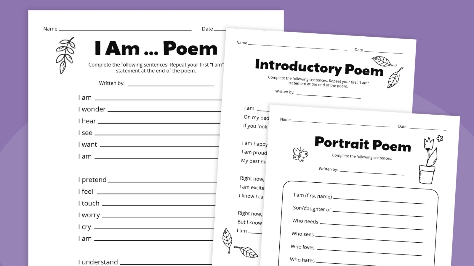 I Am Poem I Am From Poem Template Example Poem Grading Rubric Bio Poem Made By Teachers
