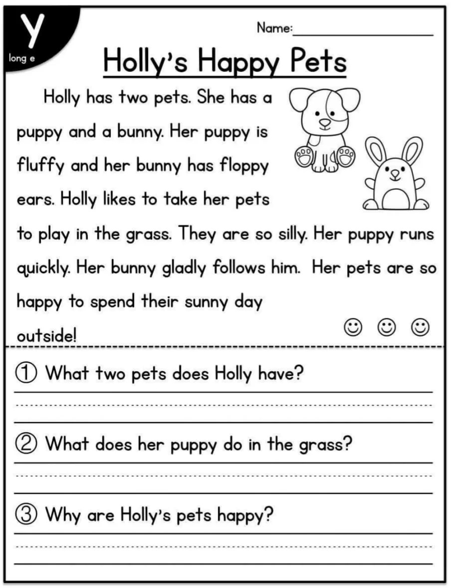 Free Printable Kindergarten Reading Worksheets Activity School For Kids Reading Worksheet Free Printable Digital PDF